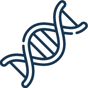 Genetic testing DNA icon